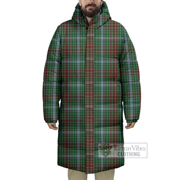 Gayre Tartan Long Down Jacket