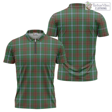 Gayre Tartan Zipper Polo Shirt