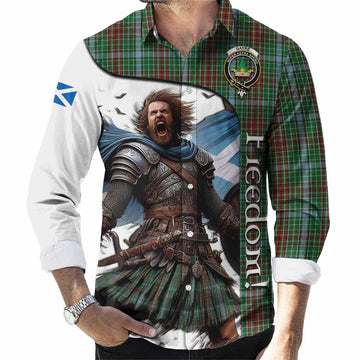 Gayre Crest Tartan Long Sleeve Button Shirt Inspired by the Freedom of Scottish Warrior