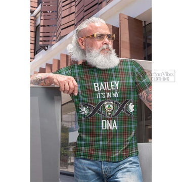 Gayre Tartan Cotton T-shirt with Family Crest DNA In Me Style