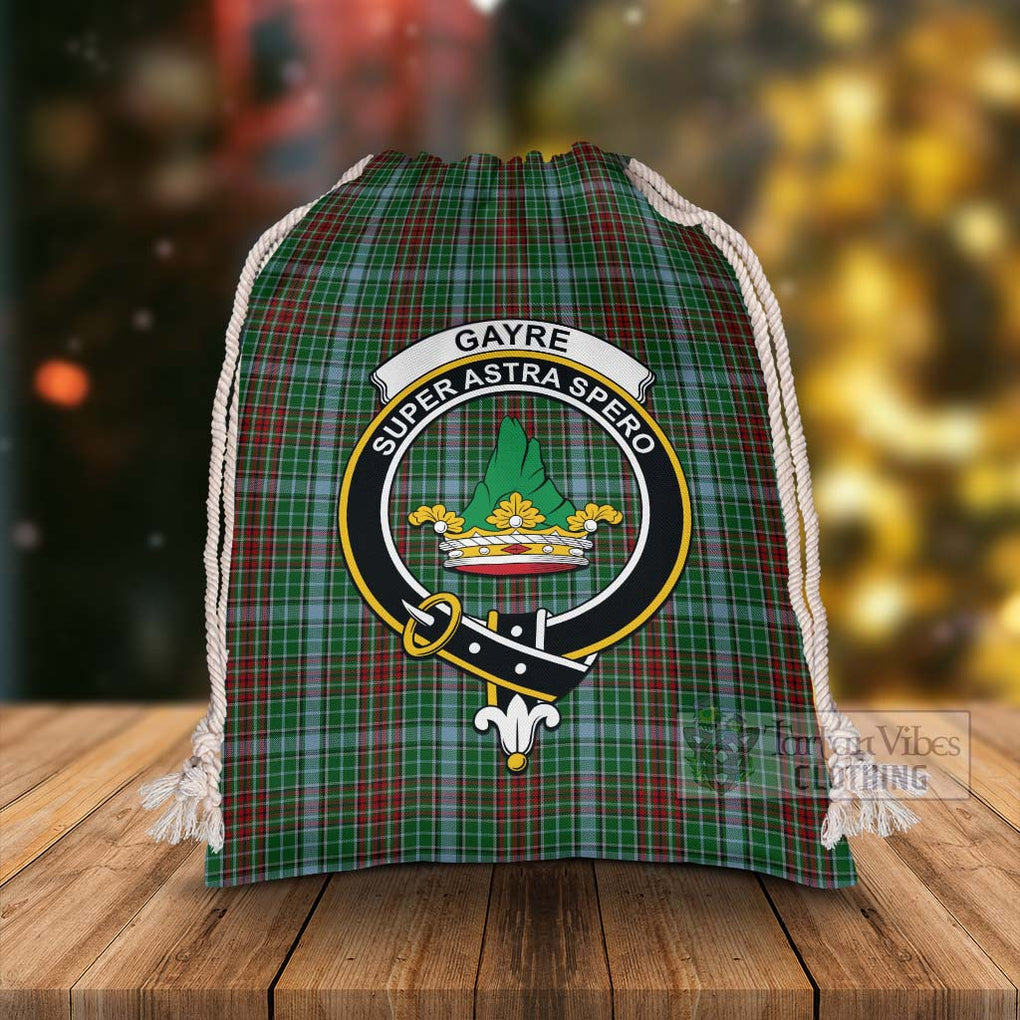 Tartan Vibes Clothing Gayre Tartan Christmas Santa's Bag with Family Crest