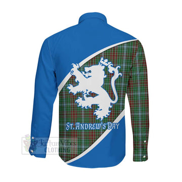 Gayre Family Crest Tartan Long Sleeve Button Shirt Celebrate Saint Andrew's Day in Style