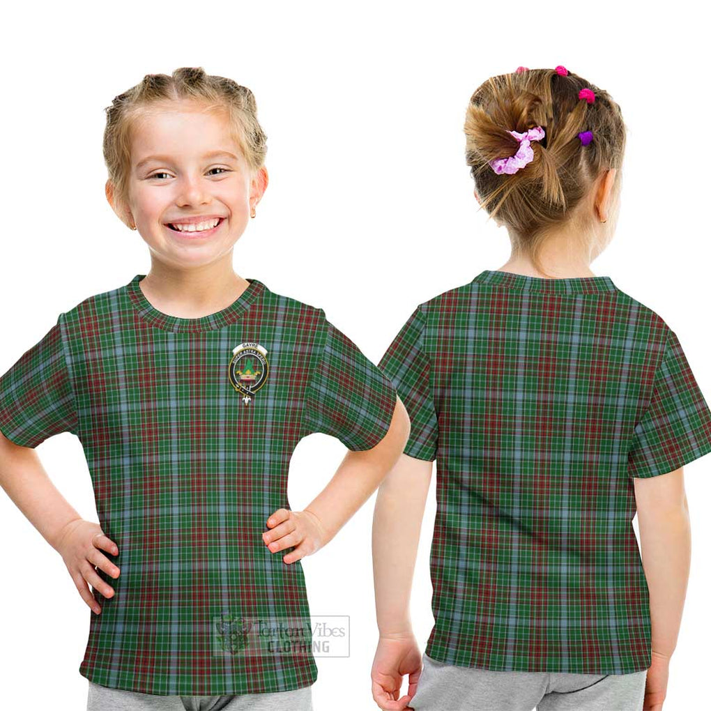 Gayre Tartan Kid T-Shirt with Family Crest - Tartanvibesclothing Shop