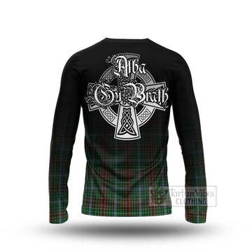 Gayre Tartan Long Sleeve T-Shirt Featuring Alba Gu Brath Family Crest Celtic Inspired