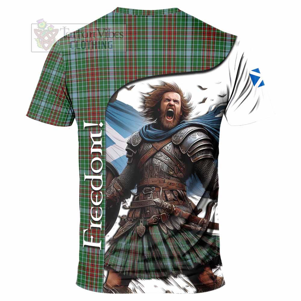 Gayre Crest Tartan T-Shirt Inspired by the Freedom of Scottish Warrior