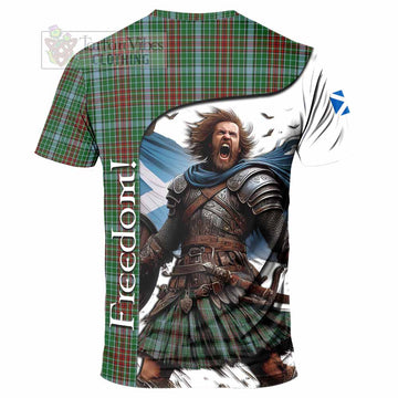 Gayre Crest Tartan T-Shirt Inspired by the Freedom of Scottish Warrior