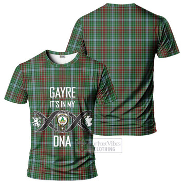 Gayre Tartan T-Shirt with Family Crest DNA In Me Style