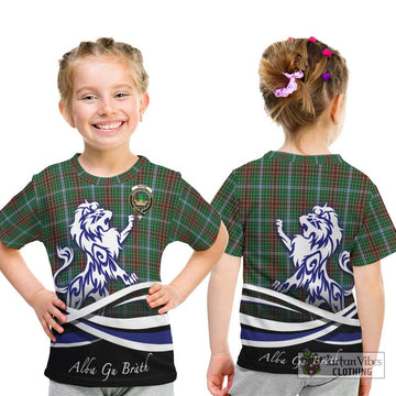 Gayre Tartan Kid T-Shirt with Alba Gu Brath Regal Lion Emblem