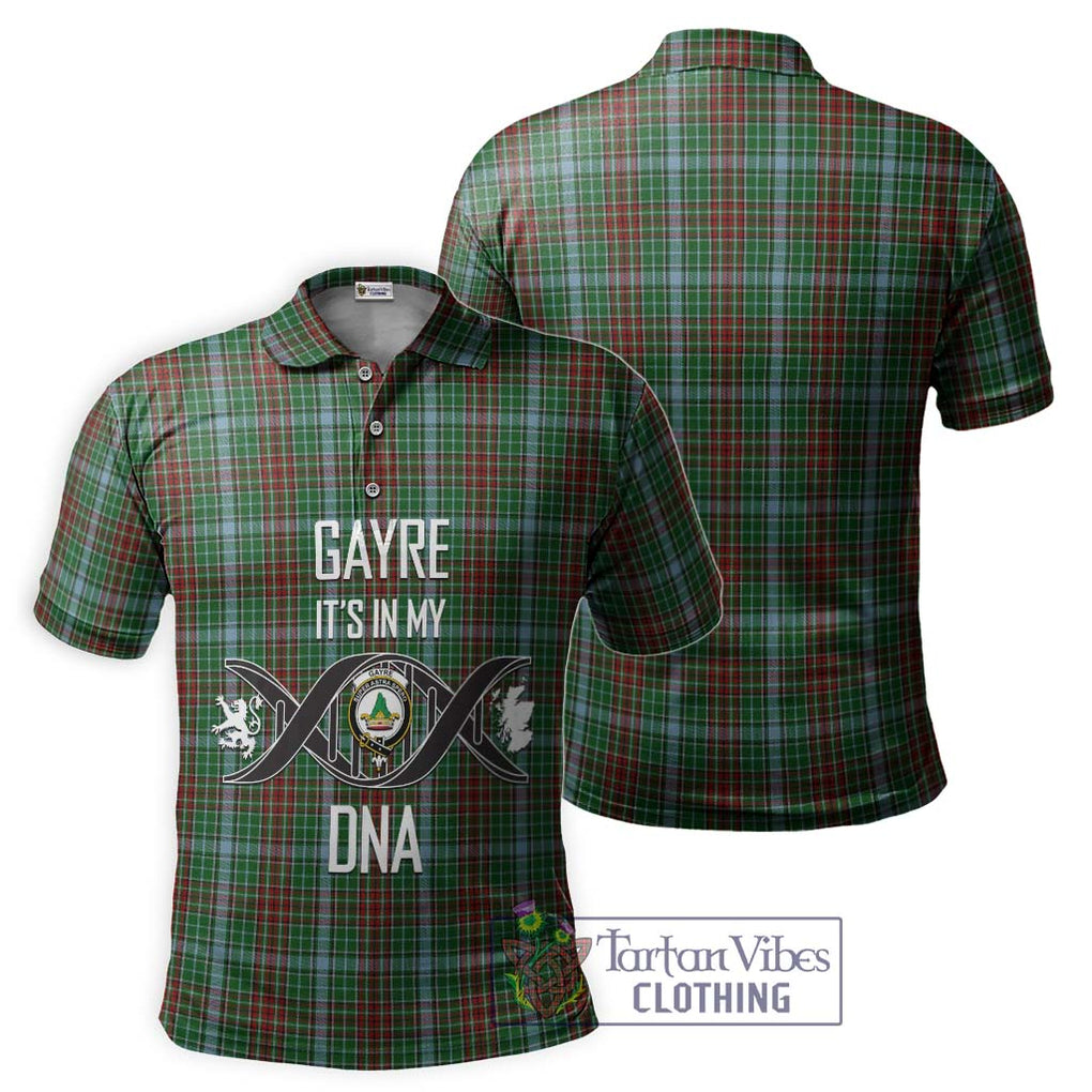 Gayre Tartan Polo Shirt with Family Crest DNA In Me Style - Tartanvibesclothing Shop