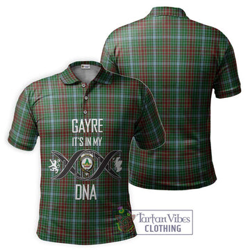 Gayre Tartan Polo Shirt with Family Crest DNA In Me Style