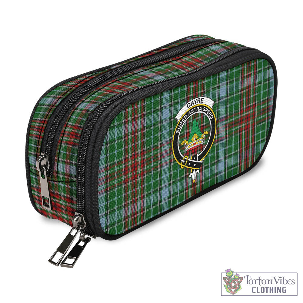 Tartan Vibes Clothing Gayre Tartan Pen and Pencil Case with Family Crest