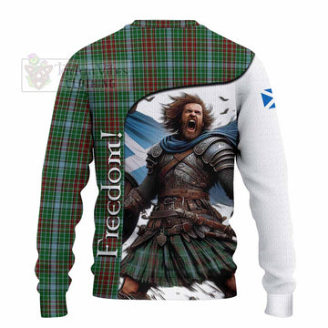 Gayre Crest Tartan Knitted Sweater Inspired by the Freedom of Scottish Warrior