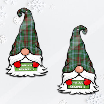 Gayre Gnome Christmas Ornament with His Tartan Christmas Hat