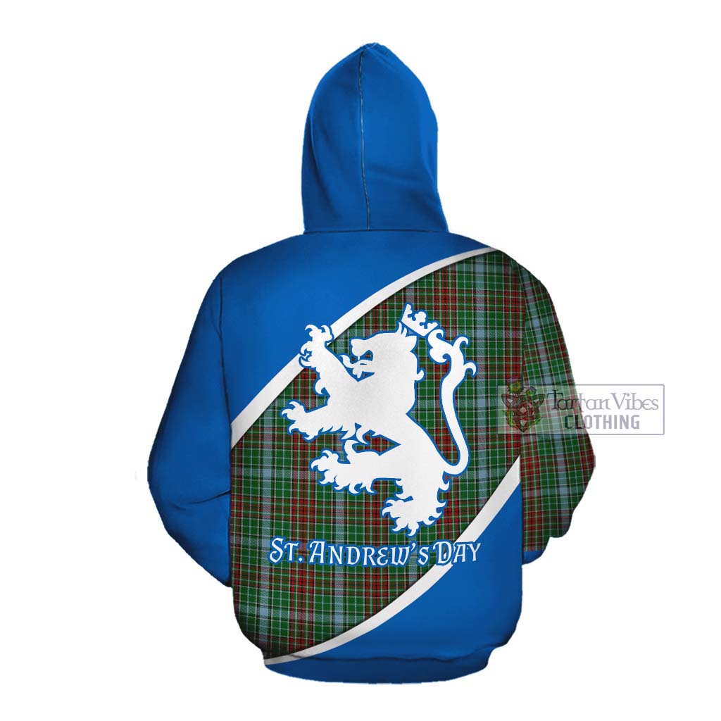 Tartan Vibes Clothing Gayre Family Crest Tartan Cotton Hoodie Celebrate Saint Andrew's Day in Style