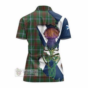 Gayre Tartan Family Crest Women's Polo Shirt Scottish Thistle Celtic Inspired - Tartan Vibes Clothing