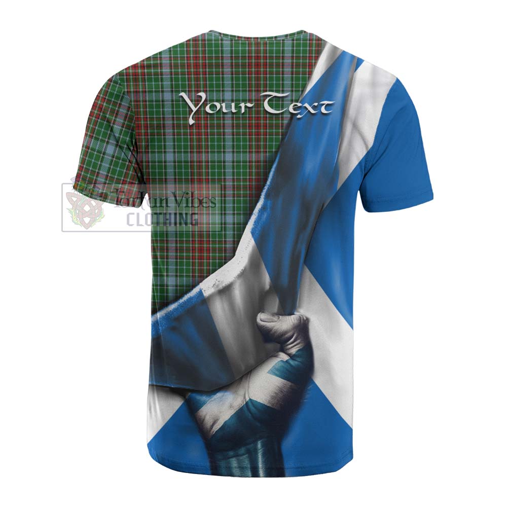 Tartan Vibes Clothing Gayre Tartan Cotton T-shirt with Family Crest Scotland Patriotic Style