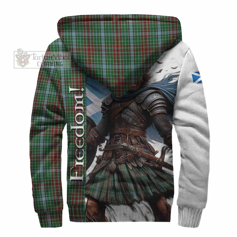 Tartan Vibes Clothing Gayre Crest Tartan Sherpa Hoodie Inspired by the Freedom of Scottish Warrior