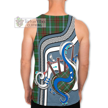 Gayre Tartan Men's Tank Top with Epic Bagpipe Style