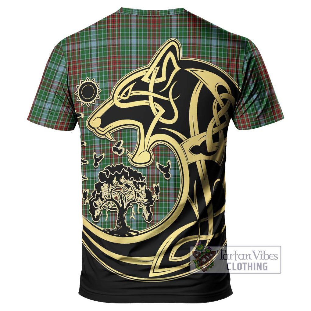 Gayre Tartan T-Shirt with Family Crest Celtic Wolf Style - Tartan Vibes Clothing