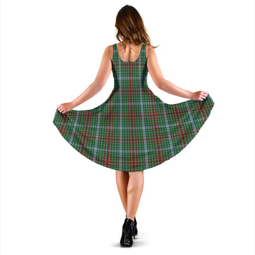 Gayre Tartan Sleeveless Midi Womens Dress