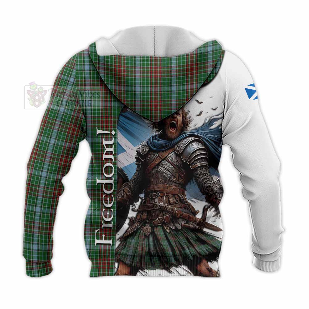 Tartan Vibes Clothing Gayre Crest Tartan Knitted Hoodie Inspired by the Freedom of Scottish Warrior