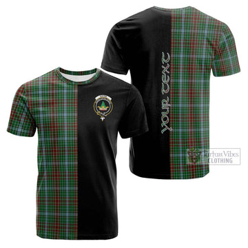 Gayre Tartan Cotton T-shirt with Family Crest and Half Of Me Style