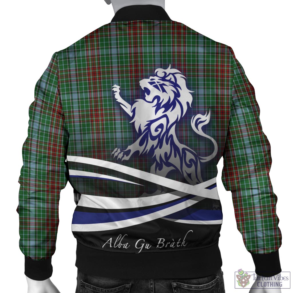 Tartan Vibes Clothing Gayre Tartan Bomber Jacket with Alba Gu Brath Regal Lion Emblem