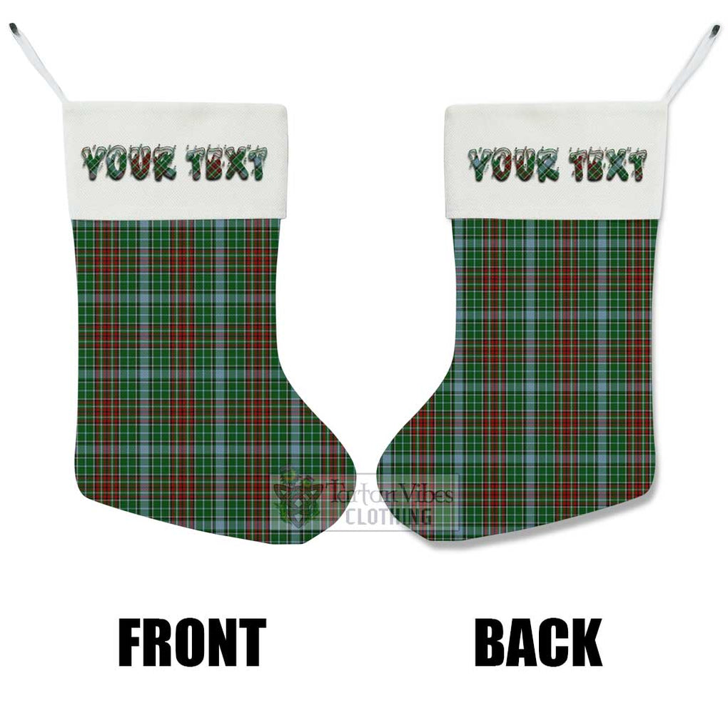 Tartan Vibes Clothing Gayre Tartan Christmas Stocking with Personalized Text