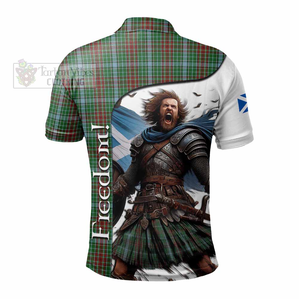 Tartan Vibes Clothing Gayre Crest Tartan Polo Shirt Inspired by the Freedom of Scottish Warrior