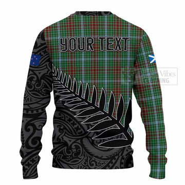 Gayre Crest Tartan Knitted Sweater with New Zealand Silver Fern Half Style