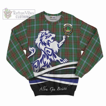 Gayre Tartan Sweatshirt with Alba Gu Brath Regal Lion Emblem