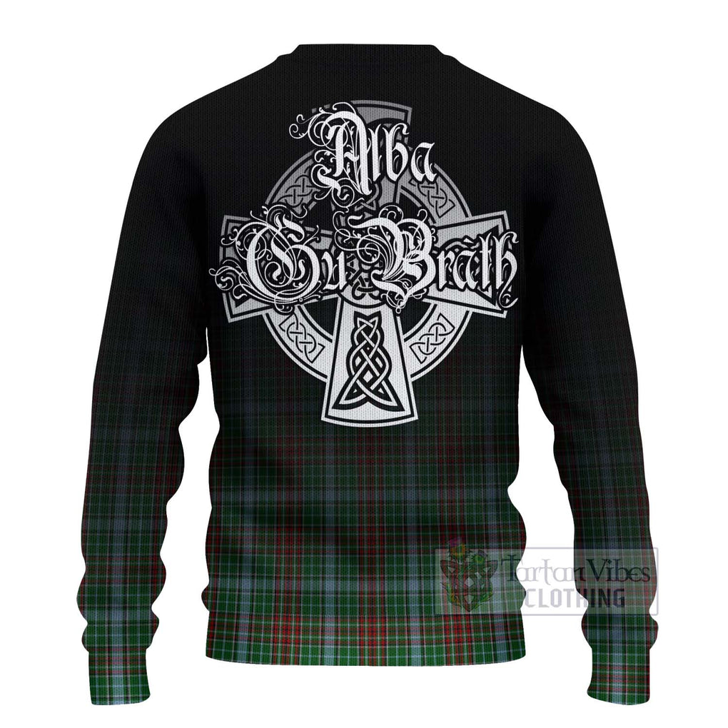 Tartan Vibes Clothing Gayre Tartan Knitted Sweater Featuring Alba Gu Brath Family Crest Celtic Inspired