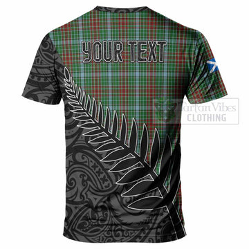 Gayre Crest Tartan T-Shirt with New Zealand Silver Fern Half Style