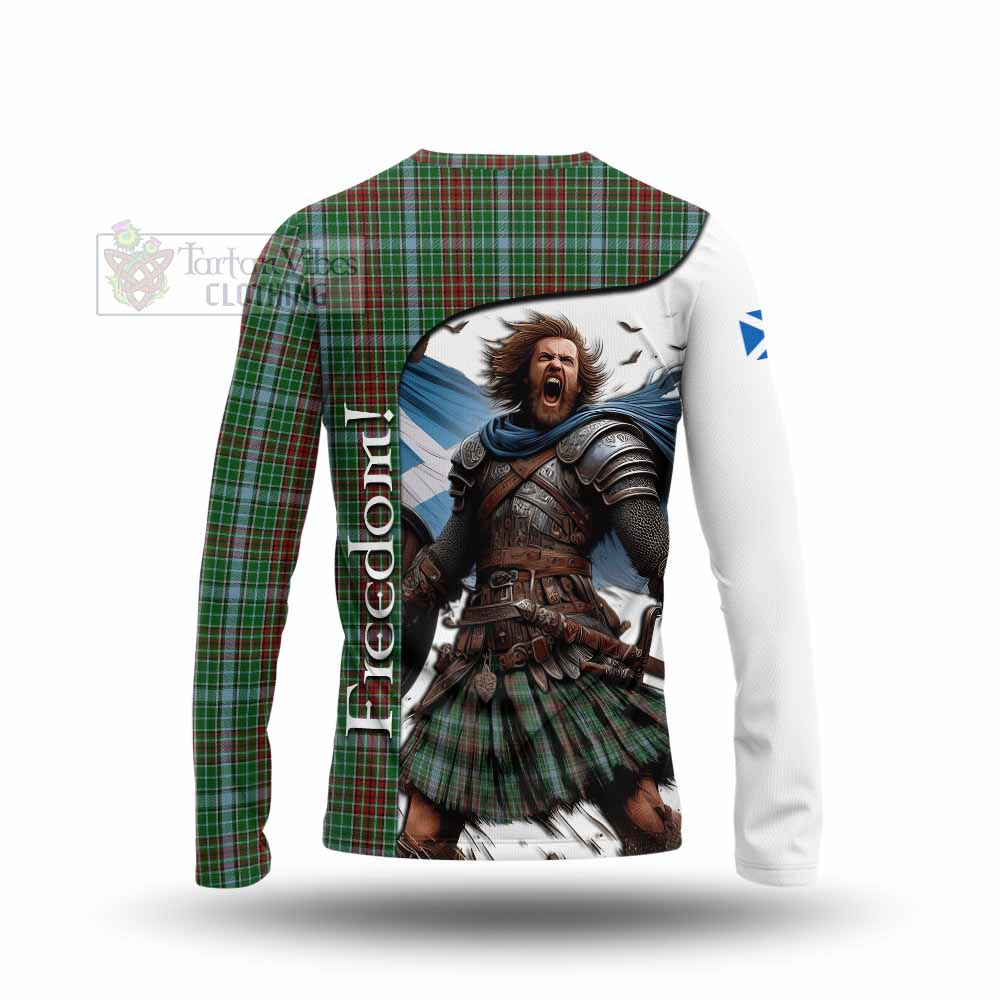 Tartan Vibes Clothing Gayre Crest Tartan Long Sleeve T-Shirt Inspired by the Freedom of Scottish Warrior