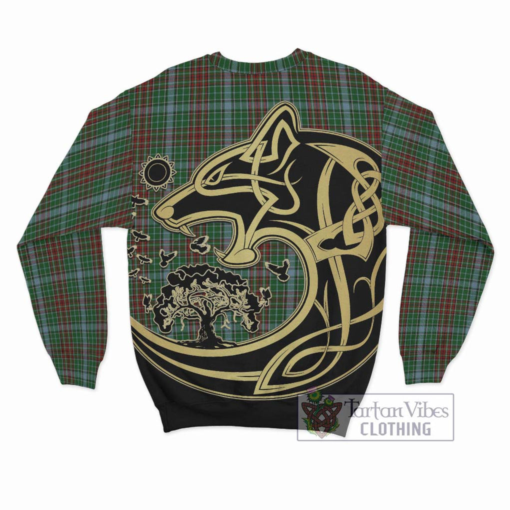 Gayre Tartan Sweatshirt with Family Crest Celtic Wolf Style - Tartan Vibes Clothing