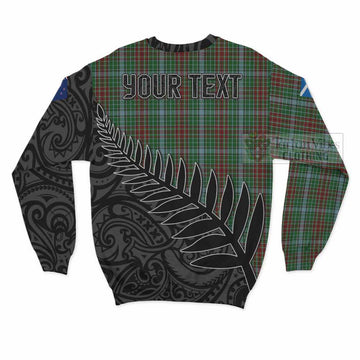 Gayre Crest Tartan Sweatshirt with New Zealand Silver Fern Half Style