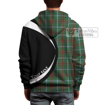 Gayre Tartan Hoodie with Family Crest Circle Style