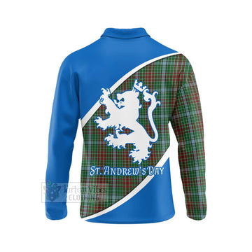 Gayre Family Crest Tartan Long Sleeve Polo Shirt Celebrate Saint Andrew's Day in Style