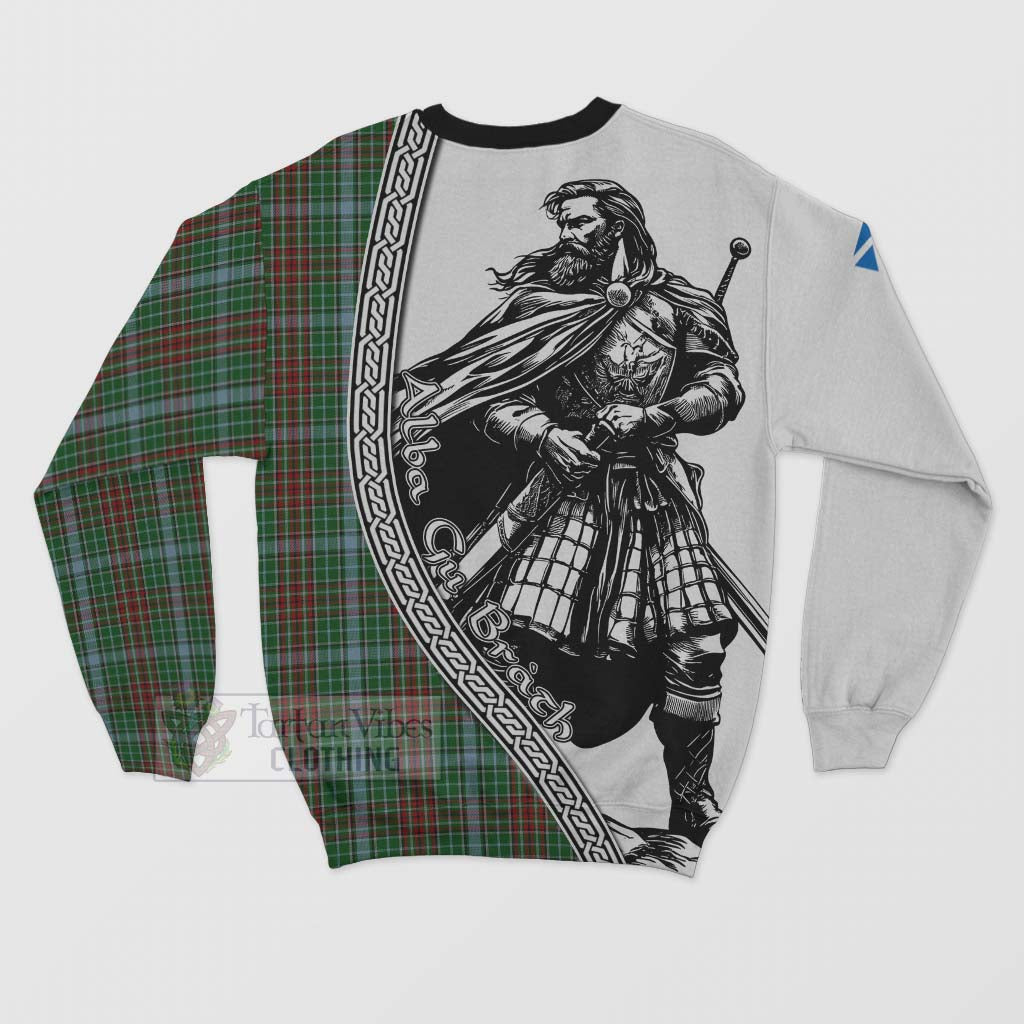 Tartan Vibes Clothing Gayre Tartan Clan Crest Sweatshirt with Highlander Warrior Celtic Style