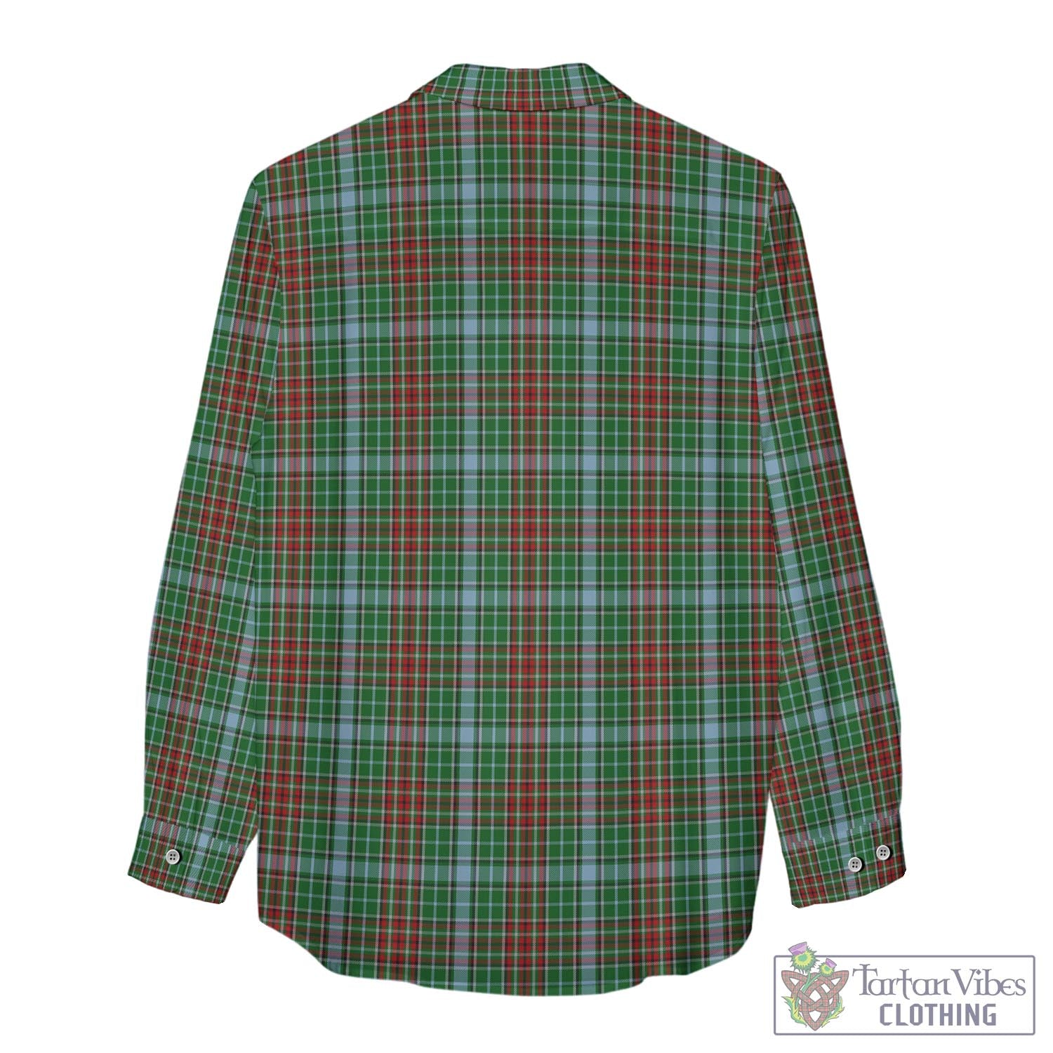 Tartan Vibes Clothing Gayre Tartan Womens Casual Shirt with Family Crest