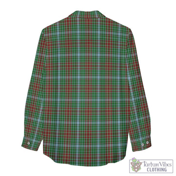 Gayre Tartan Women's Casual Shirt with Family Crest