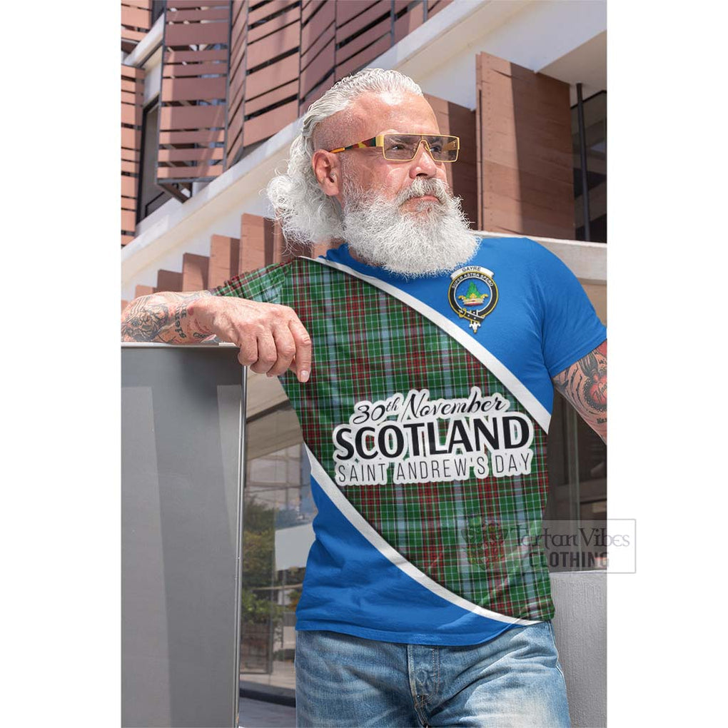 Tartan Vibes Clothing Gayre Family Crest Tartan Cotton T-shirt Celebrate Saint Andrew's Day in Style