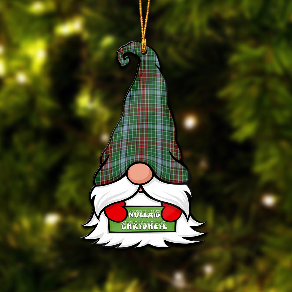 Gayre Gnome Christmas Ornament with His Tartan Christmas Hat - Tartan Vibes Clothing