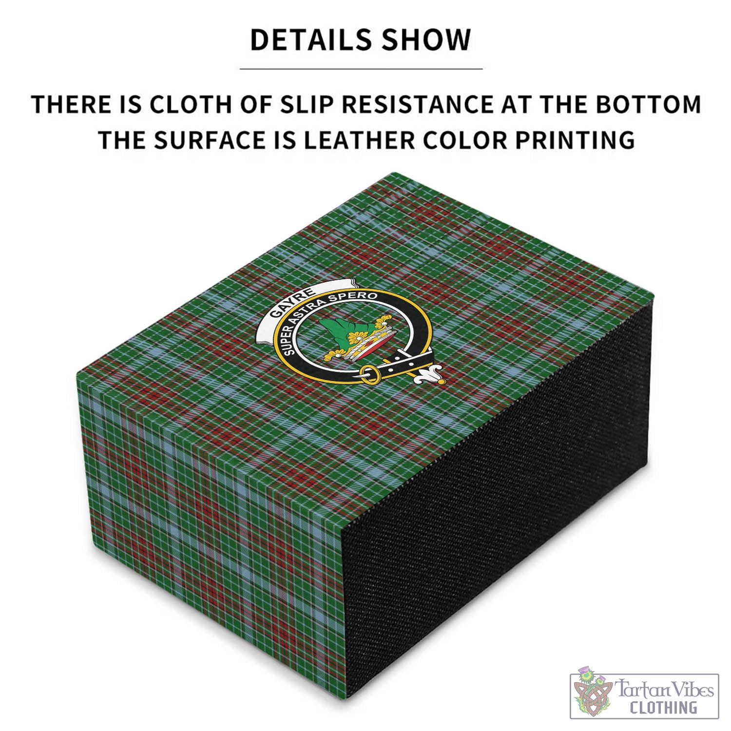 Tartan Vibes Clothing Gayre Tartan Pen Holder with Family Crest