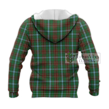 Gayre Tartan Knitted Hoodie with Family Crest DNA In Me Style