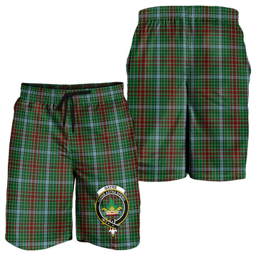 Gayre Tartan Mens Shorts with Family Crest