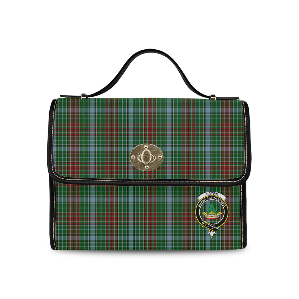 gayre-tartan-leather-strap-waterproof-canvas-bag-with-family-crest