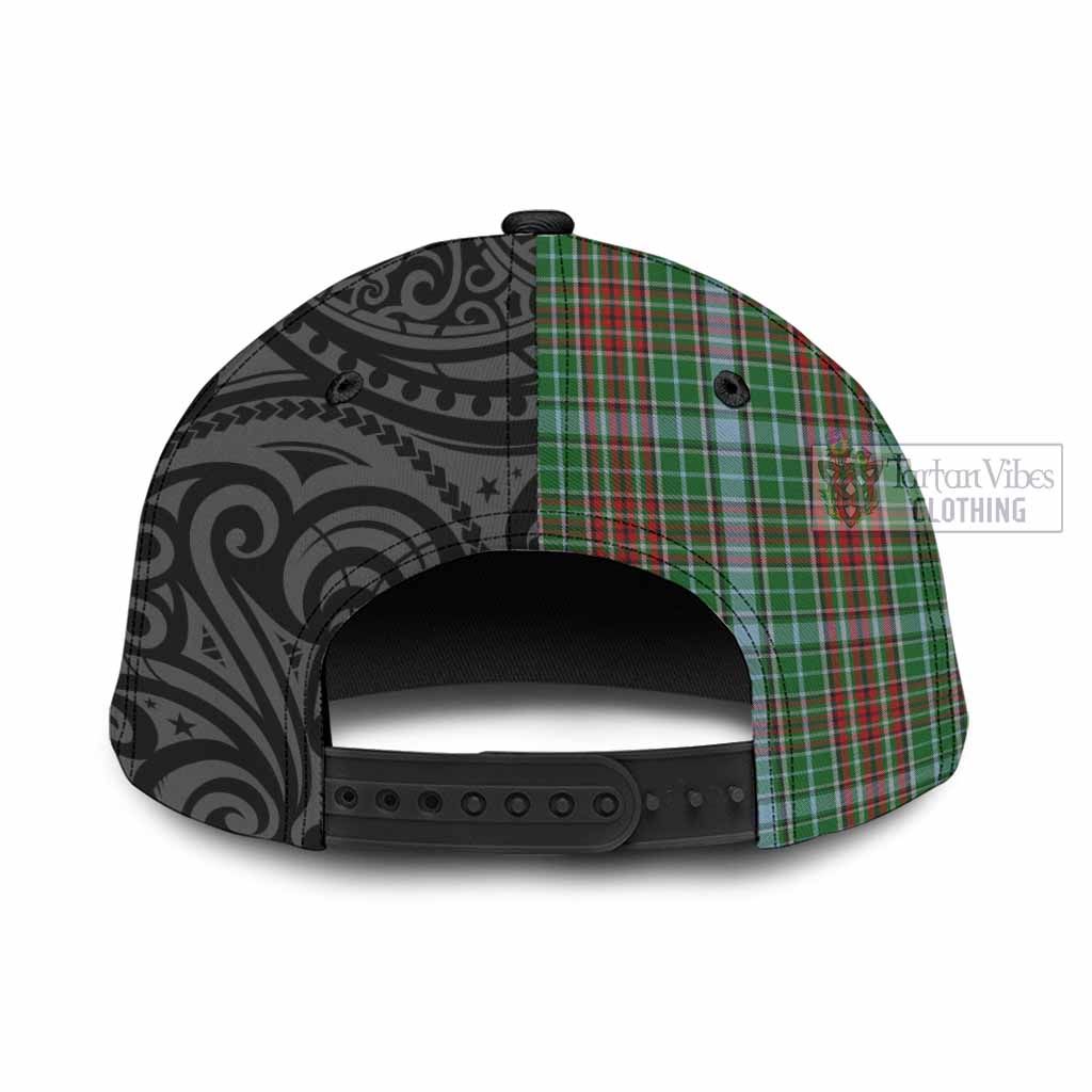 Tartan Vibes Clothing Gayre Tartan Classic Cap with New Zealand Silver Fern Half Style