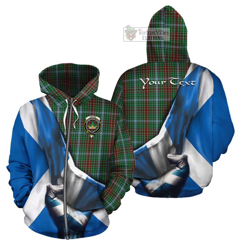 Tartan Vibes Clothing Gayre Tartan Cotton Hoodie with Family Crest Scotland Patriotic Style