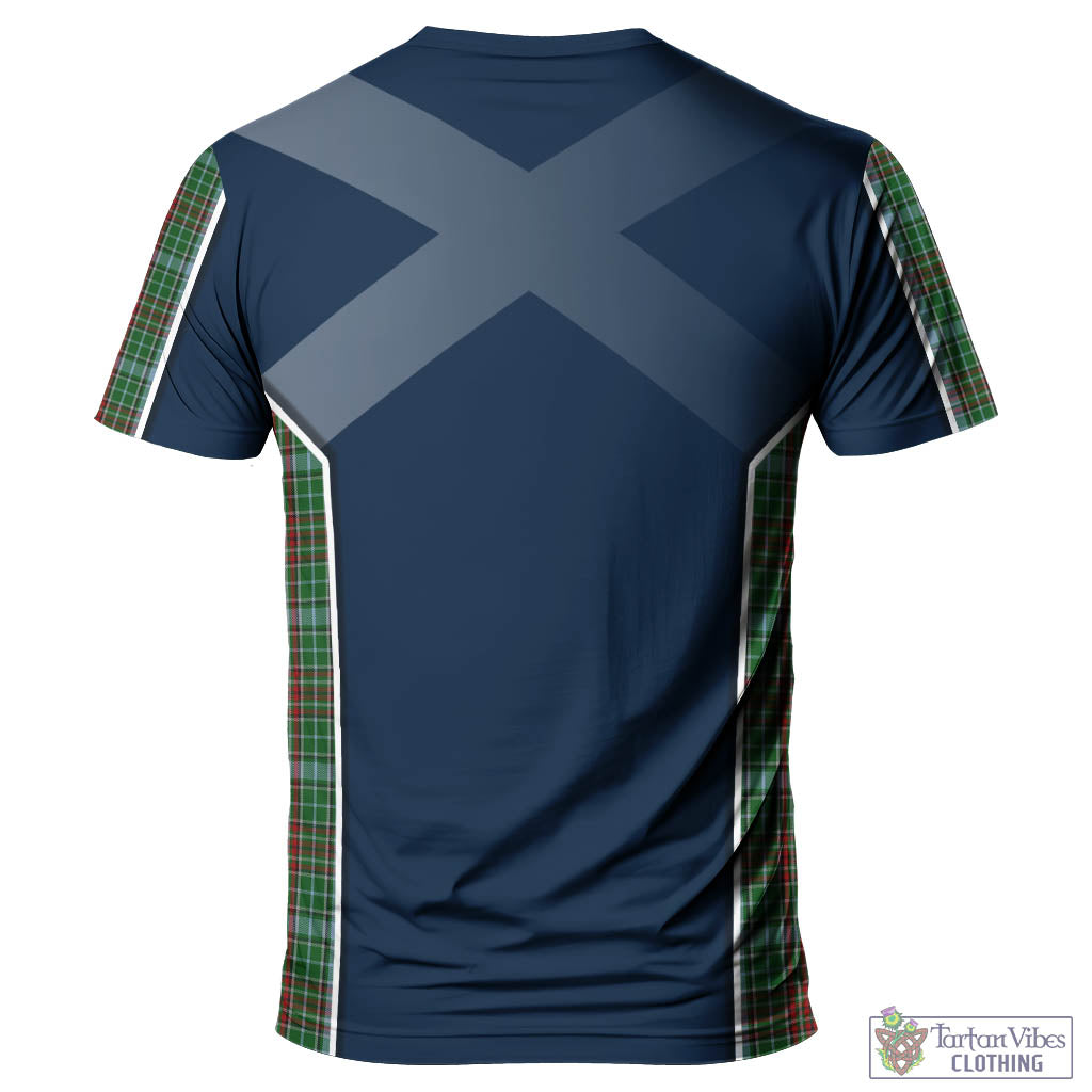 Tartan Vibes Clothing Gayre Tartan T-Shirt with Family Crest and Scottish Thistle Vibes Sport Style